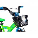 Detský bicykel 18" Karbon Alvin Zeleno-modrý